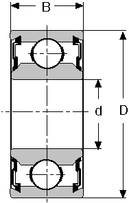 62203-2RS diagram one