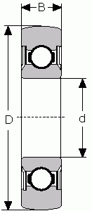 LR604-2RS diagram one