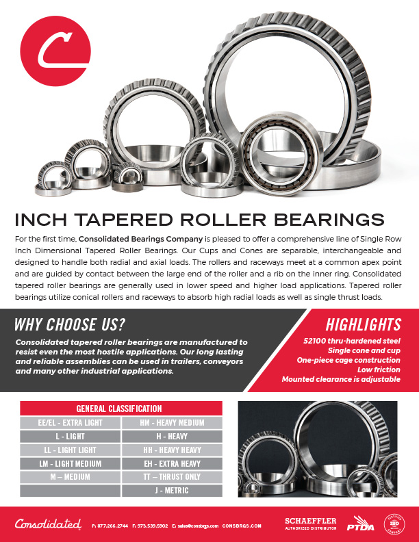 Tapered Roller Bearings - Inch thumbnail