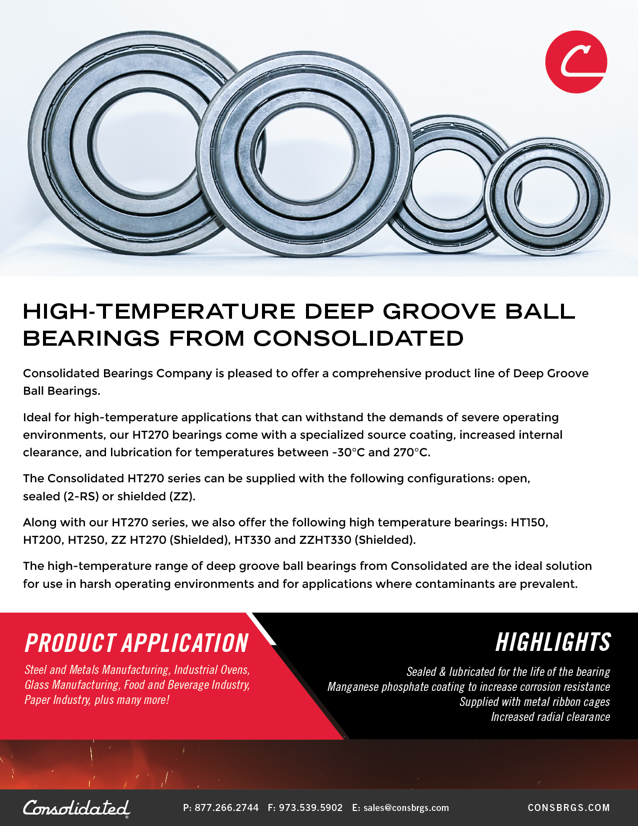 Deep Groove Ball Bearings High Temp Applications thumbnail